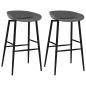 Preview: Barhocker 2 Stk. Grau 