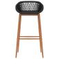 Preview: Barhocker 4 Stk. Schwarz