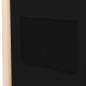 Preview: 3-teiliger Raumteiler Schwarz 120 x 170 x 4 cm Stoff