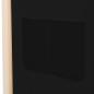 Preview: 5-teiliger Raumteiler Schwarz 200 x 170 x 4 cm Stoff