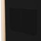 Preview: 6-teiliger Raumteiler Schwarz 240 x 170 x 4 cm Stoff
