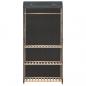 Preview: 3-stufiger Kleiderschrank Grau 79 x 40 x 170 cm Stoff