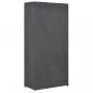 Preview: 3-stufiger Kleiderschrank Grau 79 x 40 x 170 cm Stoff