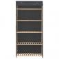 Preview: Kleiderschrank Grau 79 x 40 x 170 cm Stoff