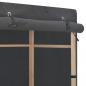 Preview: Kleiderschrank Grau 79 x 40 x 170 cm Stoff