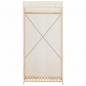 Preview: Kleiderschrank Weiß 79 x 40 x 170 cm Stoff