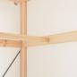Preview: Kleiderschrank Weiß 79 x 40 x 170 cm Stoff