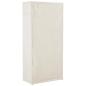 Preview: Kleiderschrank Weiß 79 x 40 x 170 cm Stoff