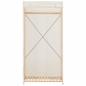 Preview: Kleiderschrank Weiß 79 x 40 x 170 cm Stoff