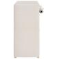 Preview: Schuhschrank mit Abdeckung Weiß 79 x 40 x 80 cm Stoff