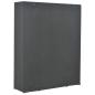 Preview: Kleiderschrank Grau 135 x 40 x 170 cm Stoff