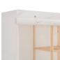 Preview: Kleiderschrank Weiß 173 x 40 x 170 cm Stoff