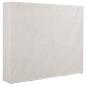 Preview: Kleiderschrank Weiß 200 x 40 x 170 cm Stoff