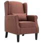 Preview: ARDEBO.de - Sessel Braun Stoff