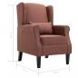 Preview: Sessel Braun Stoff