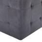 Preview: Nachttische 2 Stk. Grau 30x30x30 cm Wildleder-Optik