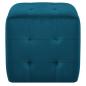 Preview: Nachttische 2 Stk. Blau 30×30×30 cm Samtstoff
