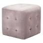 Preview: Nachttische 2 Stk. Rosa 30x30x30 cm Samtstoff