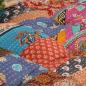 Preview: Pouf Patchwork Stoff