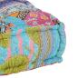 Preview: Pouf Patchwork Stoff