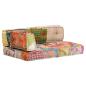 Preview: Pouf Patchwork Stoff