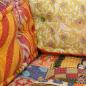 Preview: Pouf Patchwork Stoff