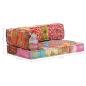 Preview: Pouf Patchwork Stoff