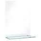Preview: Wandspiegel mit Regal 40×60 cm Hartglas