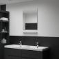 Preview: Wandspiegel mit Regal 50×60 cm Hartglas