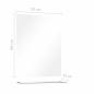 Preview: Wandspiegel mit Regal 50×60 cm Hartglas