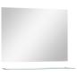 Preview: Wandspiegel mit Regal 80×60 cm Hartglas