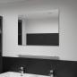 Preview: Wandspiegel mit Regal 80×60 cm Hartglas