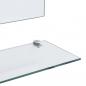 Preview: Wandspiegel mit Regal 80×60 cm Hartglas