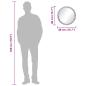 Preview: Wandspiegel 40 cm Hartglas