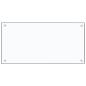 Preview: Küchenrückwand Transparent 80×40 cm Hartglas