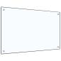 Preview: Küchenrückwand Transparent 80×50 cm Hartglas
