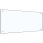 Preview: ARDEBO.de - Küchenrückwand Transparent 90×40 cm Hartglas