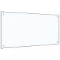 Preview: ARDEBO.de - Küchenrückwand Transparent 100×50 cm Hartglas