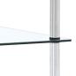 Preview: Regal mit 3 Ablagen Transparent 40x40x67 cm Hartglas