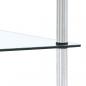 Preview: Regal mit 5 Ablagen Transparent 40x40x130 cm Hartglas