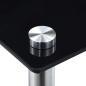 Preview: Satztische 3 Stk. Schwarz Hartglas   