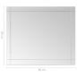 Preview: Wandspiegel 80x60 cm Glas