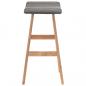 Preview: Barhocker Dunkelgrau Stoff