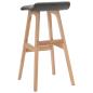 Preview: Barhocker Dunkelgrau Stoff