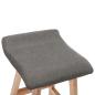Preview: Barhocker Dunkelgrau Stoff