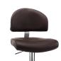 Preview: Barhocker 2 Stk. Braun Kunstleder 