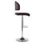Preview: Barhocker 2 Stk. Braun Kunstleder 