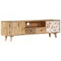 Preview: TV-Schrank 140x30x40 cm Massivholz Mango