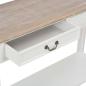 Preview: Konsolentisch Weiß 110 x 35 x 80 cm Holz