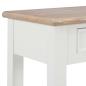 Preview: Konsolentisch Weiß 110 x 35 x 80 cm Holz